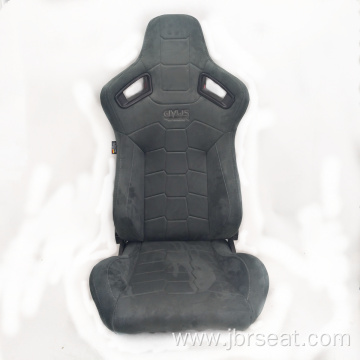 Adjustable Gray PVC leather universal racing car seats